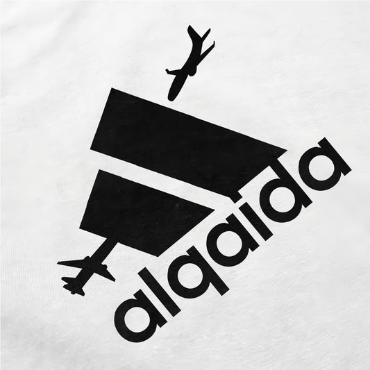 ALQAIDA PARODY WHITE TEE